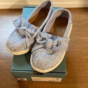 Toms Light Bliss Blue Toddler Shoes